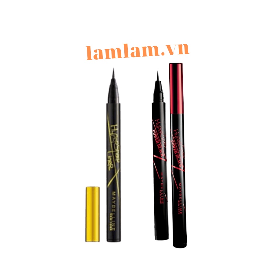 Bút Kẻ Mắt Nước Sắc Mảnh Maybelline HyperSharp Liner Màu Đen 0.5g