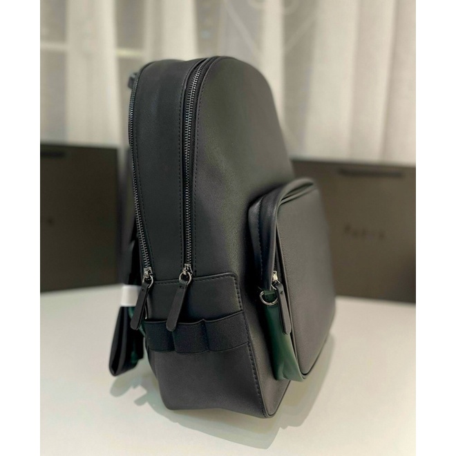 TNS - Balo nam form vuông vừa laptop siêu hottrend casual Pedrio backpack-chất cao cấp màu đen classic