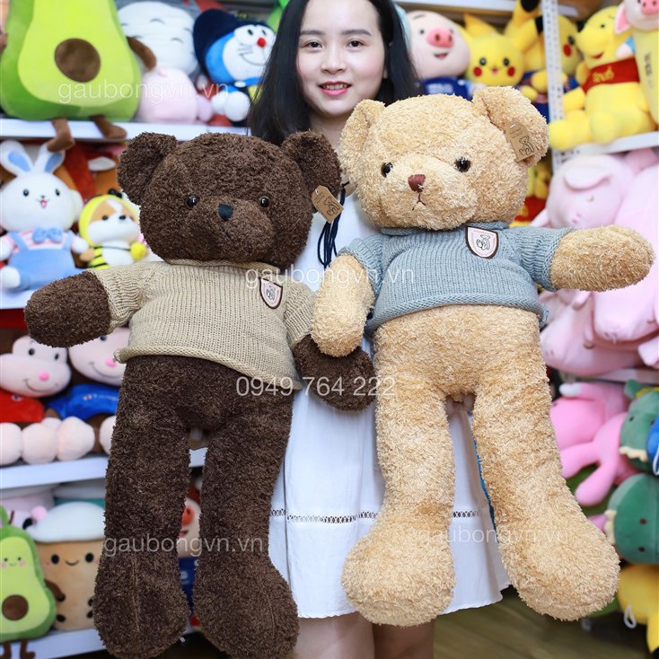 Gấu Teddy FREESHIP Gấu Bông Teddy Head Tale Hút Chân Không Cao Cấp  - Thú Bông Hàng Nhập