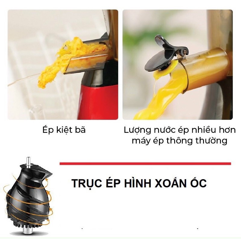 Máy ép chậm Rapido RSJ150 Công Nghệ Đức(Bảo hành Chính hãng 12 tháng )