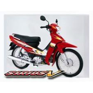 Ốp đầu trước (nắp trước tay lái) Sirius V đỏ