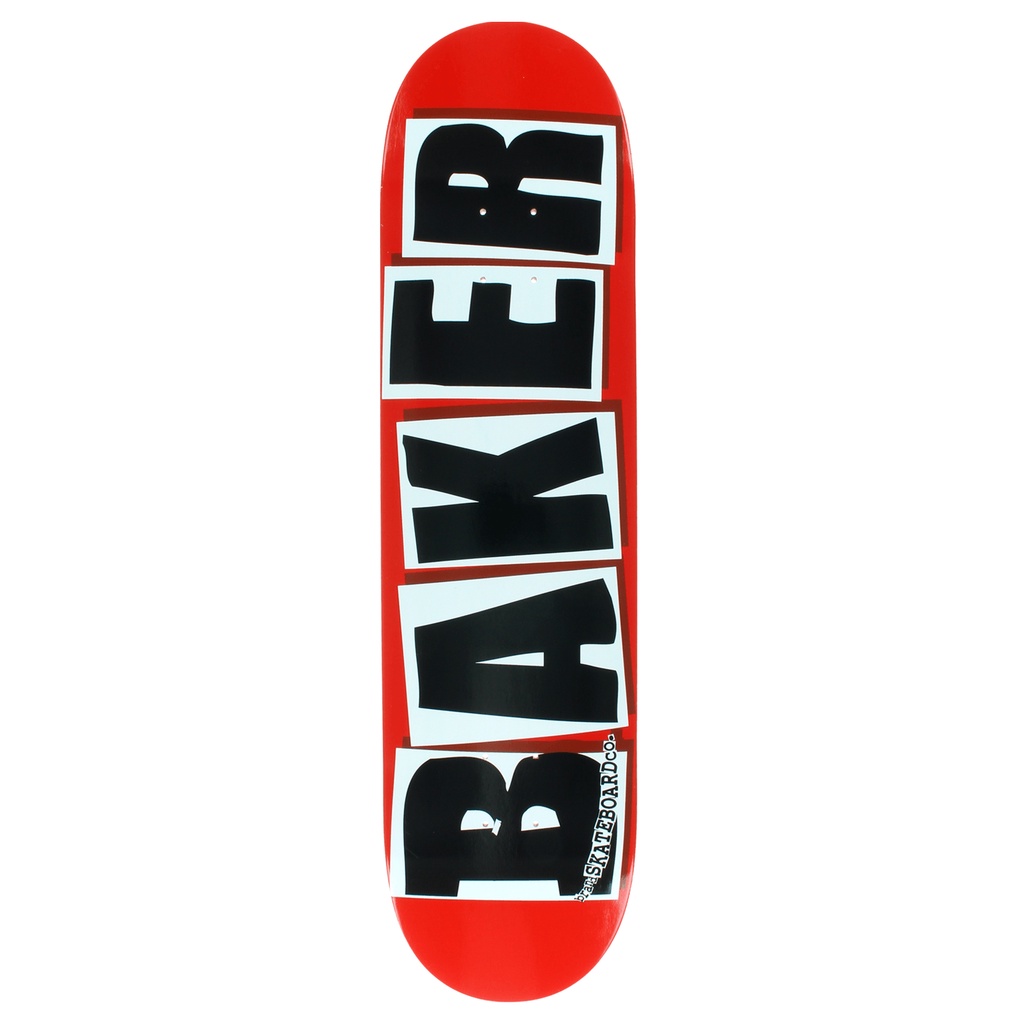 Mặt Ván Trượt Skateboard Cao Cấp Mỹ - BAKER TEAM BRAND LOGO BLACK DECK 8.38