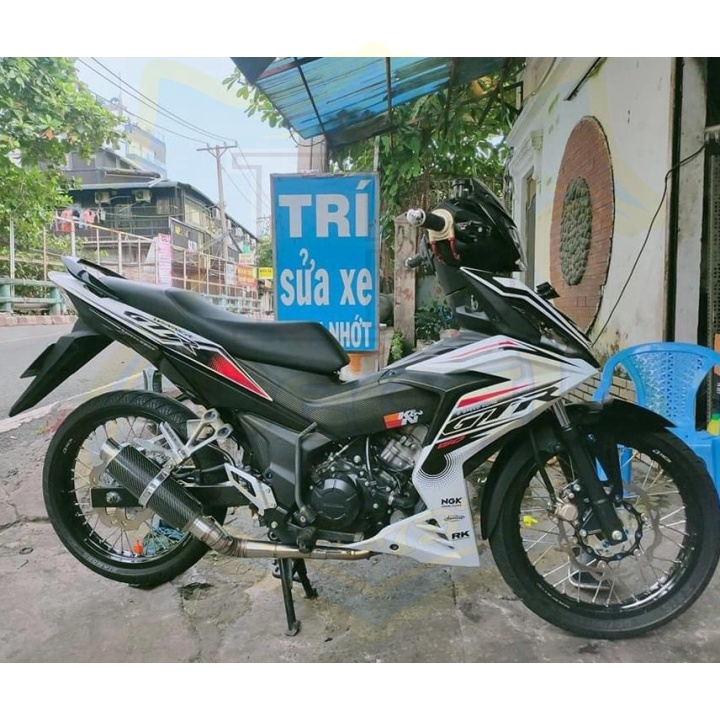 ( Quí khách vui lòng mang ra tiệm cho thợ dán ) Tem winner 150 GTR trắng đỏ đen