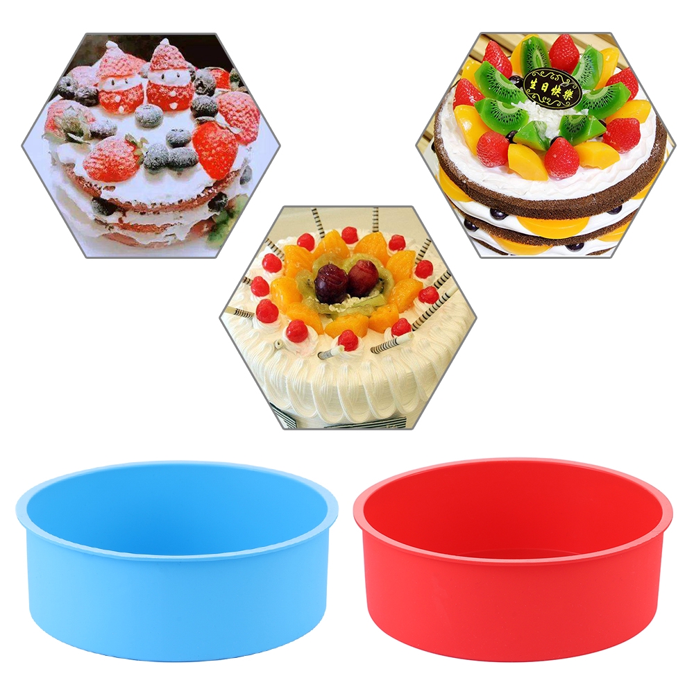 CONOPERY Khuôn làm bánh chất liệu silicon kích cỡ 4 / 6inch