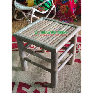 Ghế ĐÔN TRE hình vuông 30 X 30 X H 30CM hàng loại 1 chắc chắn