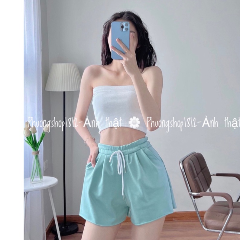 Quần Đùi 3màu Cá Tính Dành Cho Nữ,Chất Liệu Da Cá Loại 1 [ảnh video thật] phuongshop1812