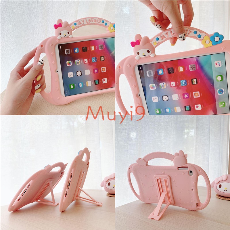 Bao Da Máy Tính Bảng In Hoạt Hình Melody Đáng Yêu Cho Ipad 2018 Mini1/ 2/ 3/ 4/ 5 6/