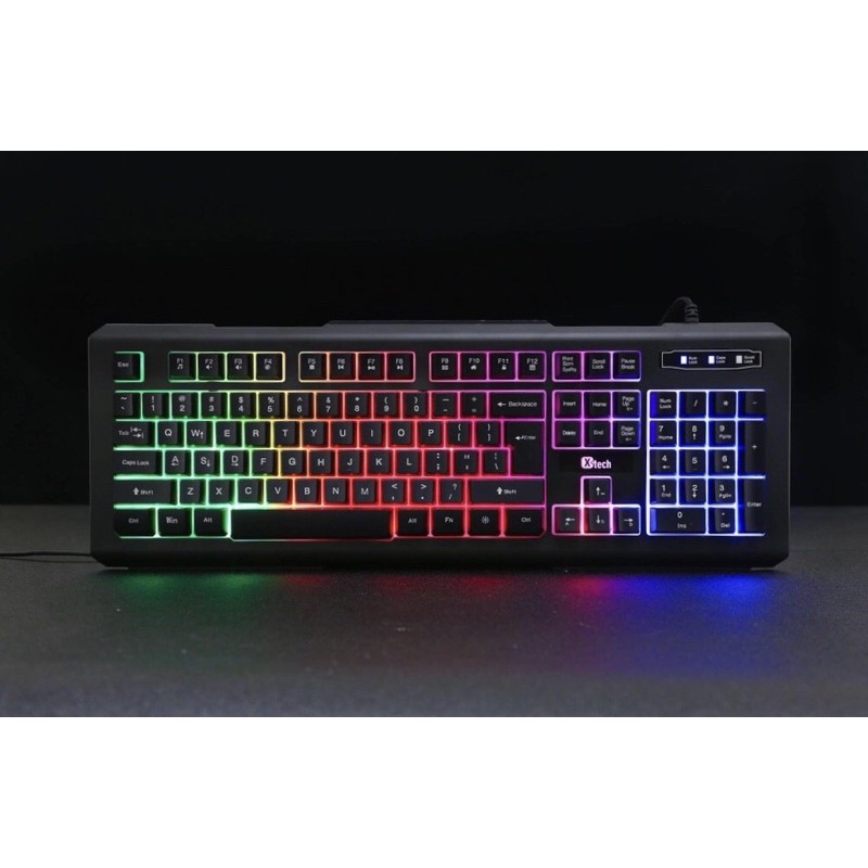 THANH LÝ GIÁ RẺ- Bàn Phím Giả Cơ Xtech PK55 Chuyên Game Và Văn Phòng Có Led RGB | BigBuy360 - bigbuy360.vn