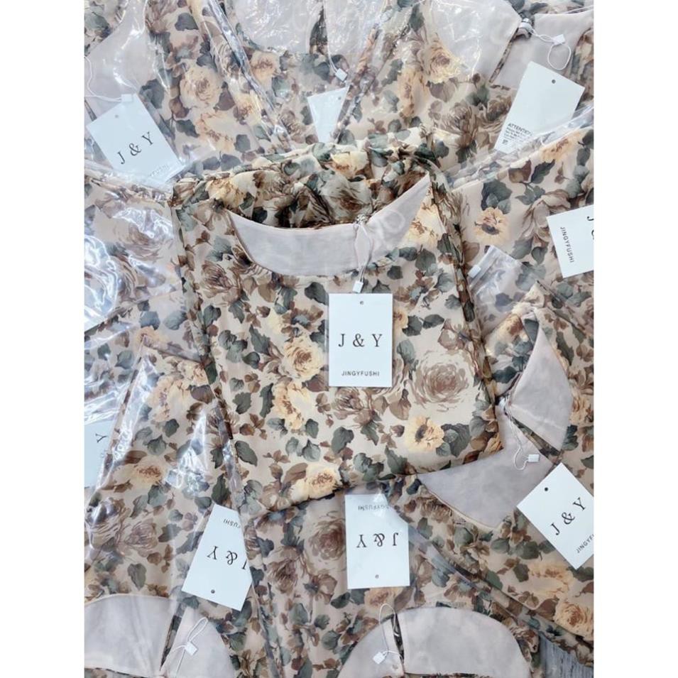 VÁY HOA VOAN HAI LỚP SIÊU XINH | BigBuy360 - bigbuy360.vn