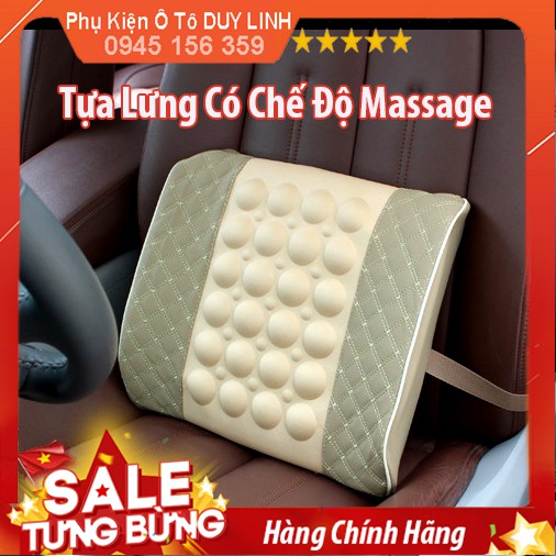 [ FreeShip 30k Hàng Chính Hãng] Gối tựa lưng Massage điện trên ô tô xe hơi cao cấp