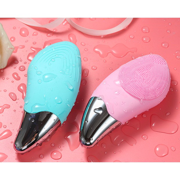 Máy Rửa Mặt Facial Brush Sonic 3in1 Cao Cấp Tích Sạc Usb Nhỏ Gọn Chống Nước Rung Sóng Âm