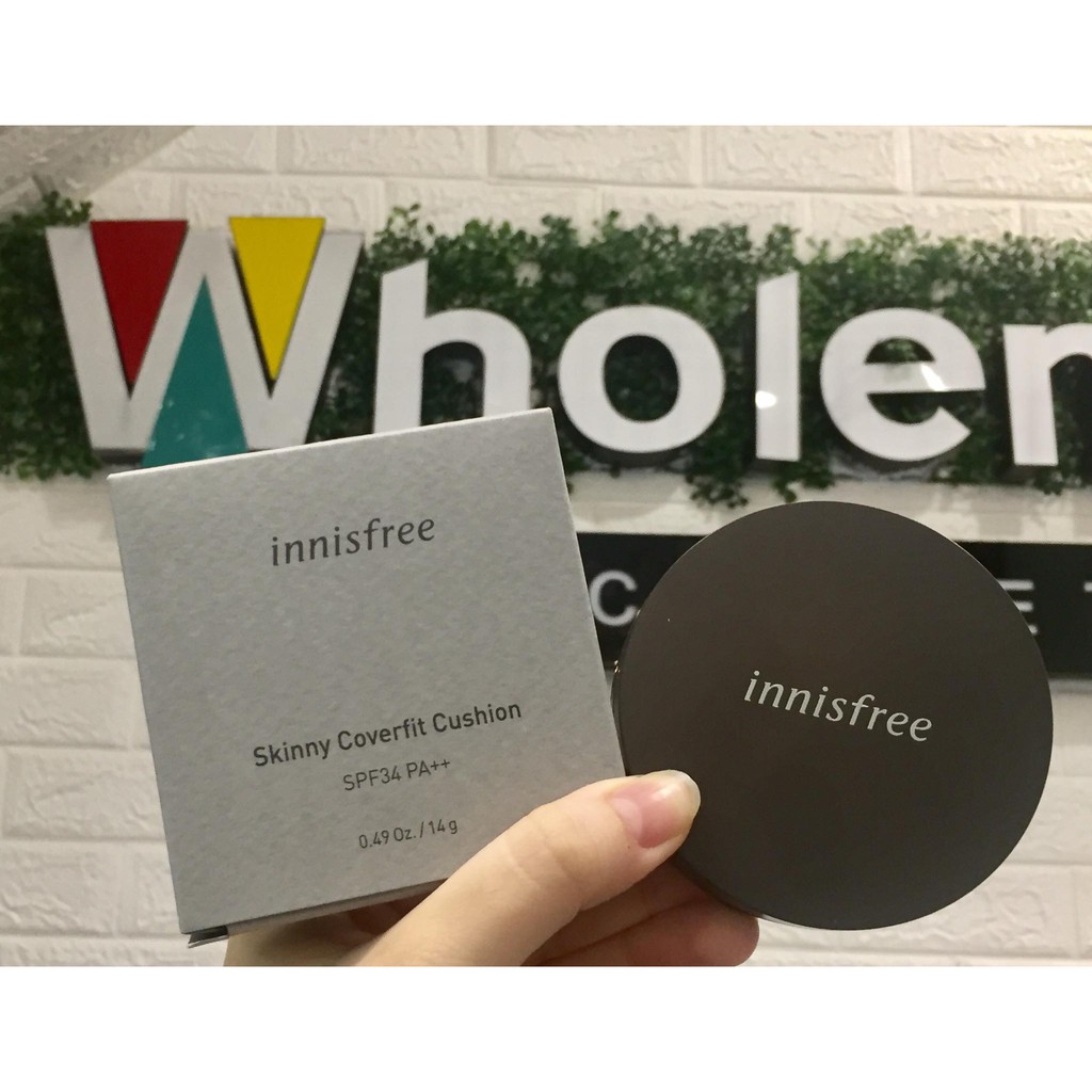 (Thanh lý 29/12/2022)Phấn Nước Kiềm Dầu Innisfree Skinny Coverfit Cushion