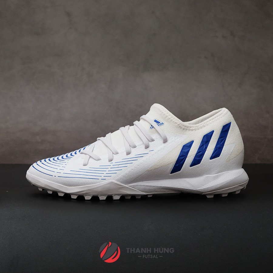 GIÀY ĐÁ BÓNG CHÍNH HÃNG ADIDAS PREDATOR EDGE.3 LOW TF - GX2633 - TRẮNG/XANH