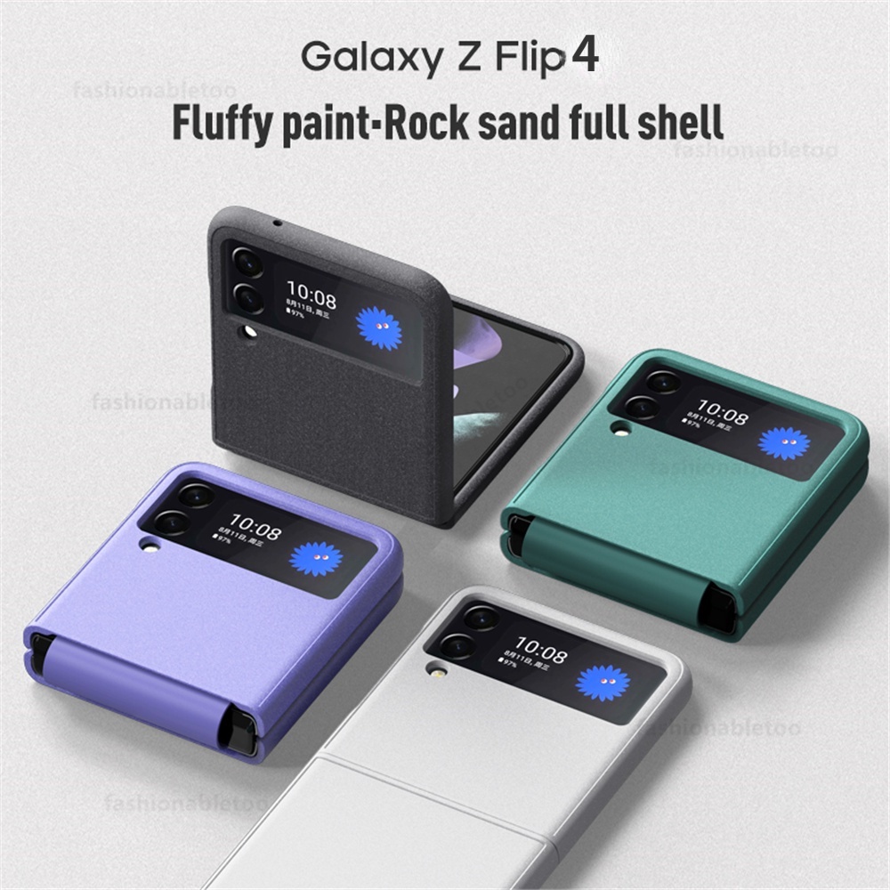 Ốp Điện Thoại Màu Trơn Chống Sốc Cho Samsung Galaxy Z Flip 4 5G Z Flip4 2022