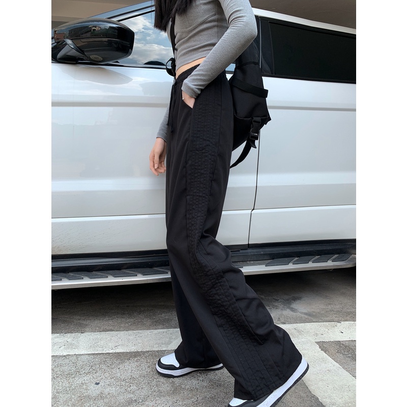 NRVP Quần Thể Thao Dài Dáng Rộng Phong Cách Thời Trang Hàn Quốc