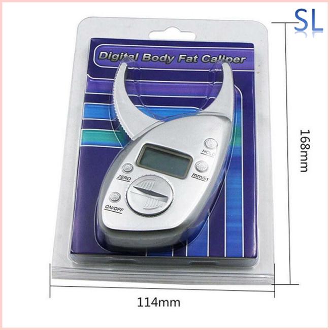 Digital LCD Body Fat Caliper Skin Fold Analyzer Measurement Thickness Test 50mm