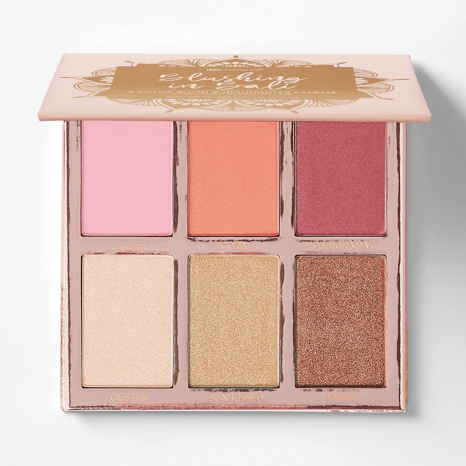 Bảng highlight 6 ô BH Cosmetics Blushing In Bali hàng xách Mỹ