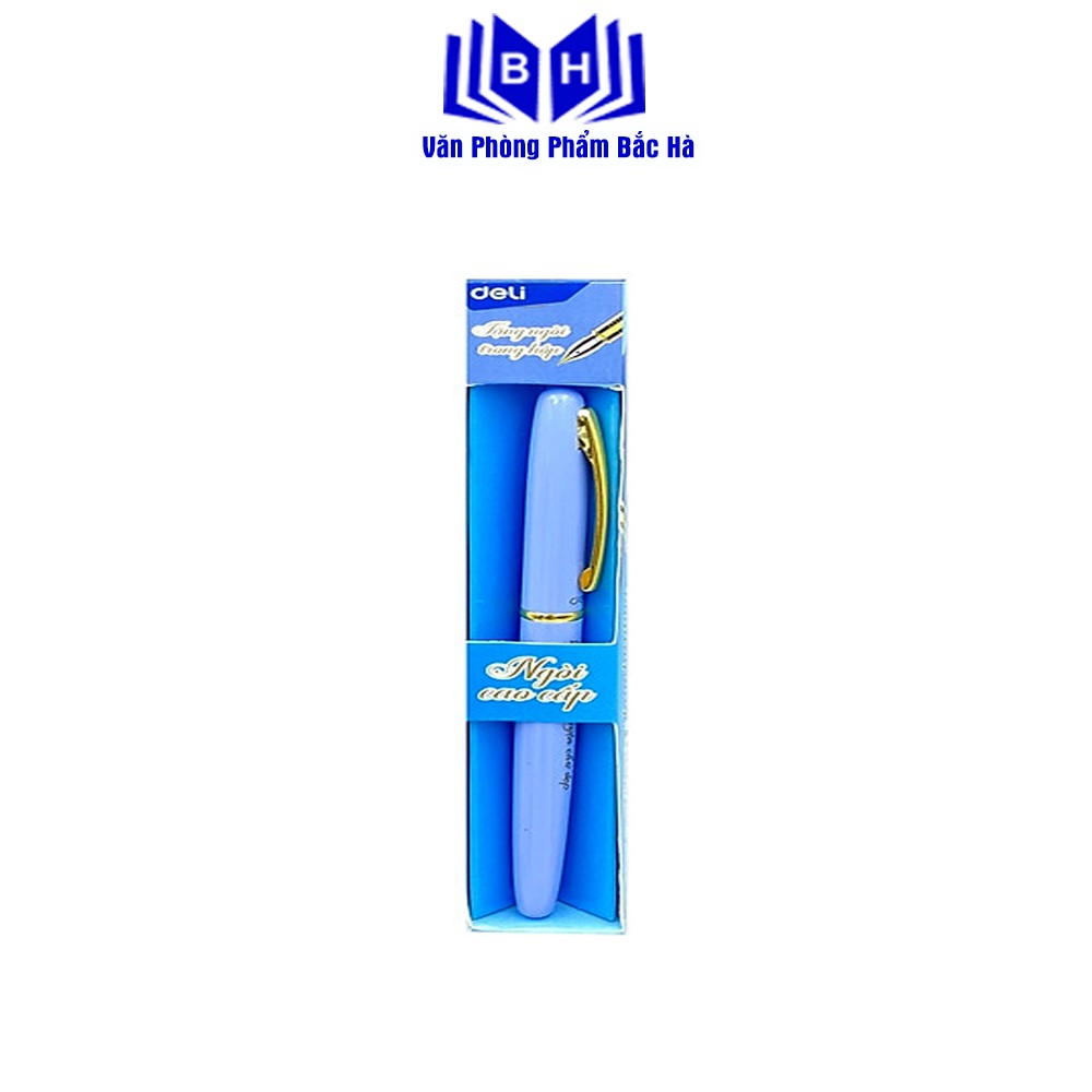 Bút Máy Kim Loại Deli CQ898 Tặng Kèm Ngòi Luyện Chữ Siêu Đẹp Cùng Các Em Học Sinh - Q898