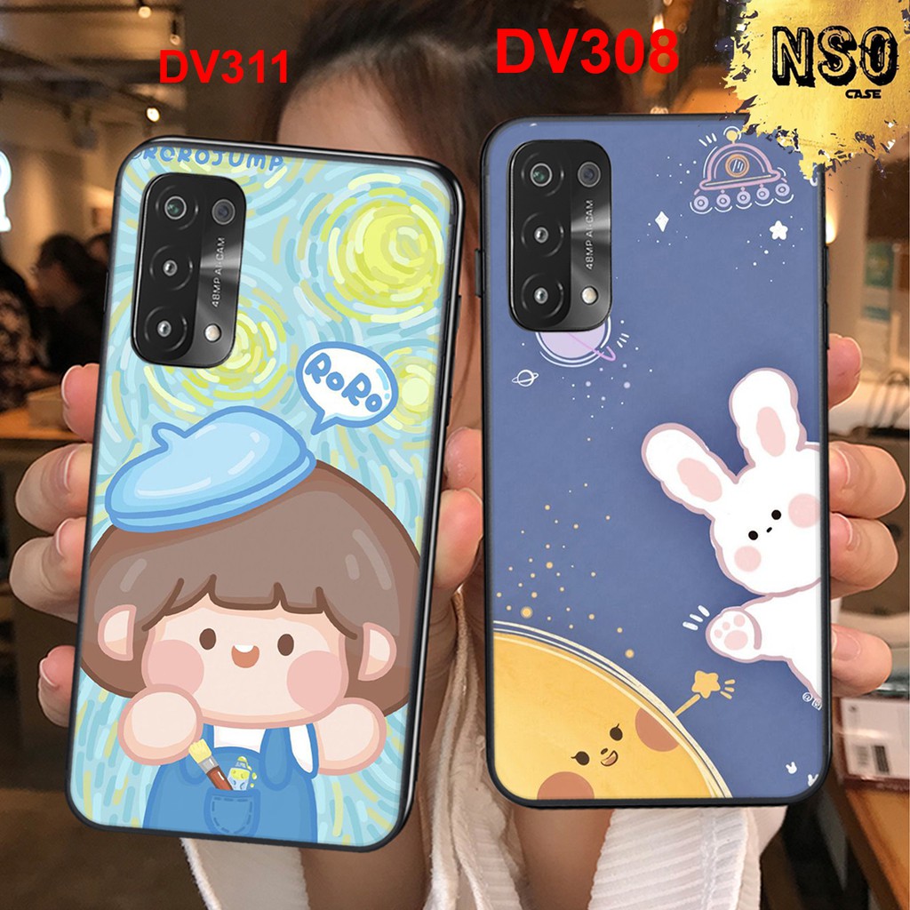SIÊU GIẢM GIÁ  Ốp Oppo A74 - Oppo A54 In hình Gấu Siêu Đáng Yêu Cute