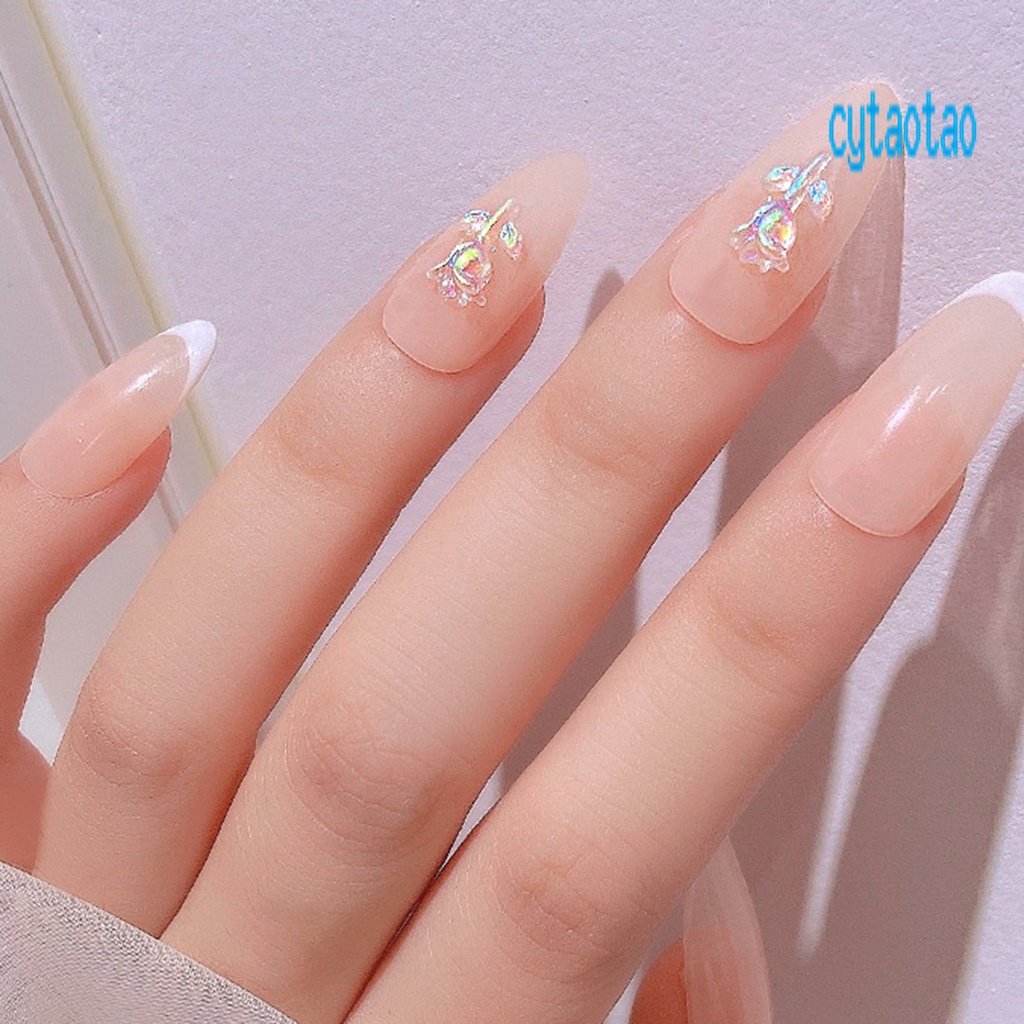 Set 30 Bông Hoa Hồng 3D Trang Trí Móng Tay Dễ Thương