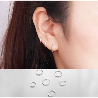 Khuyên tai vòng basic cực chất - kéo sang để xem thêm ảnh