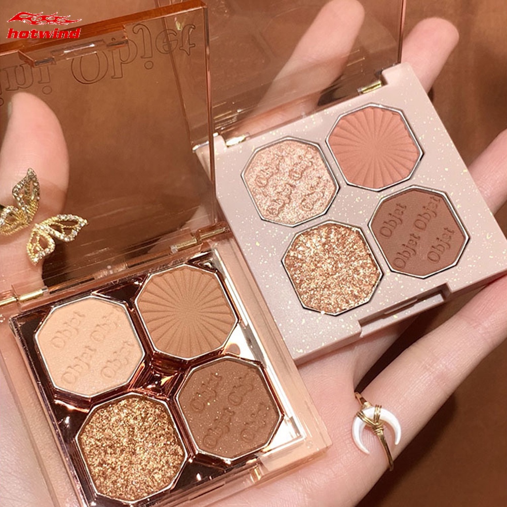 Hw Bảng Phấn Mắt Bốn Màu Chống Nước Tiện Dụng