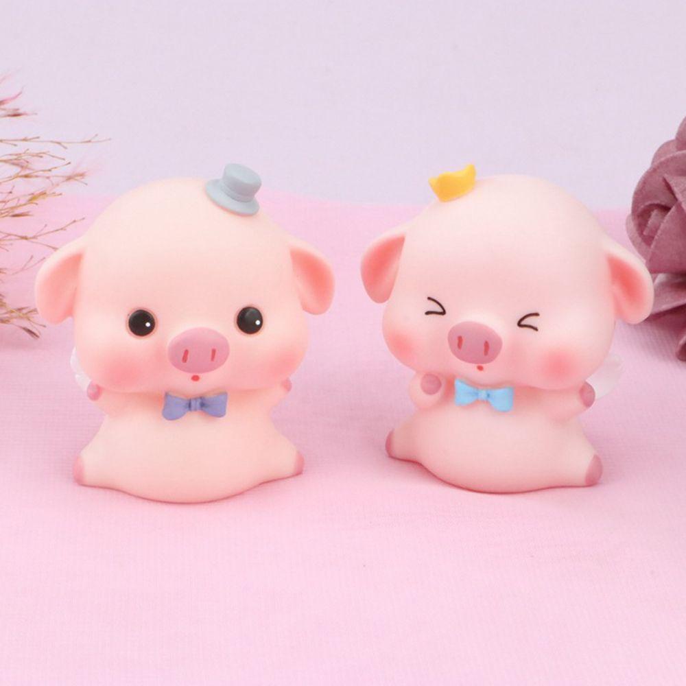 YNATURAL Đồ Trang Trí Bánh Kem Hình Hoạt Hình Đáng Yêu