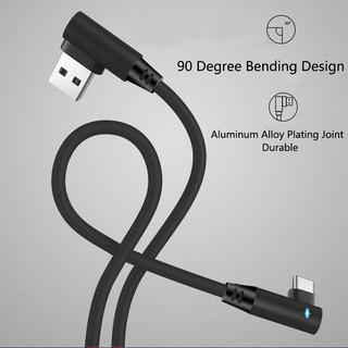 Dây Cáp Sạc Nhanh Usb 90 Độ Cho Iphone/Android/Android