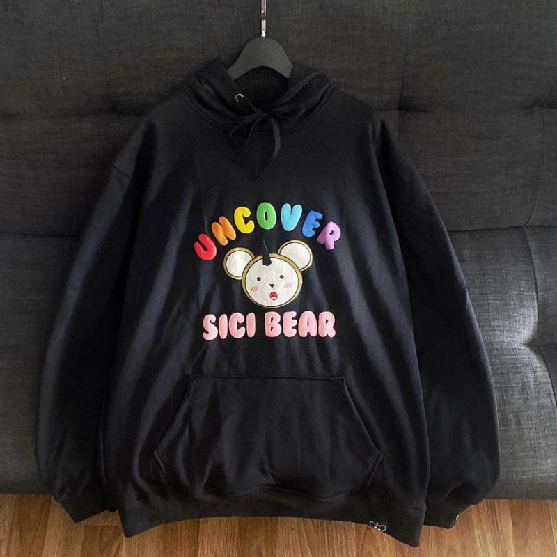 Áo hoodie nam nữ Uncover Sici Bear Unisex Form Rộng Ulzzang | BigBuy360 - bigbuy360.vn