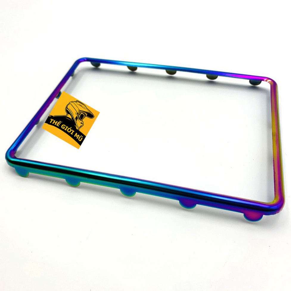 Khung biển số xe máy Titan 7 màu, trang trí xe máy cho mọi loại xe