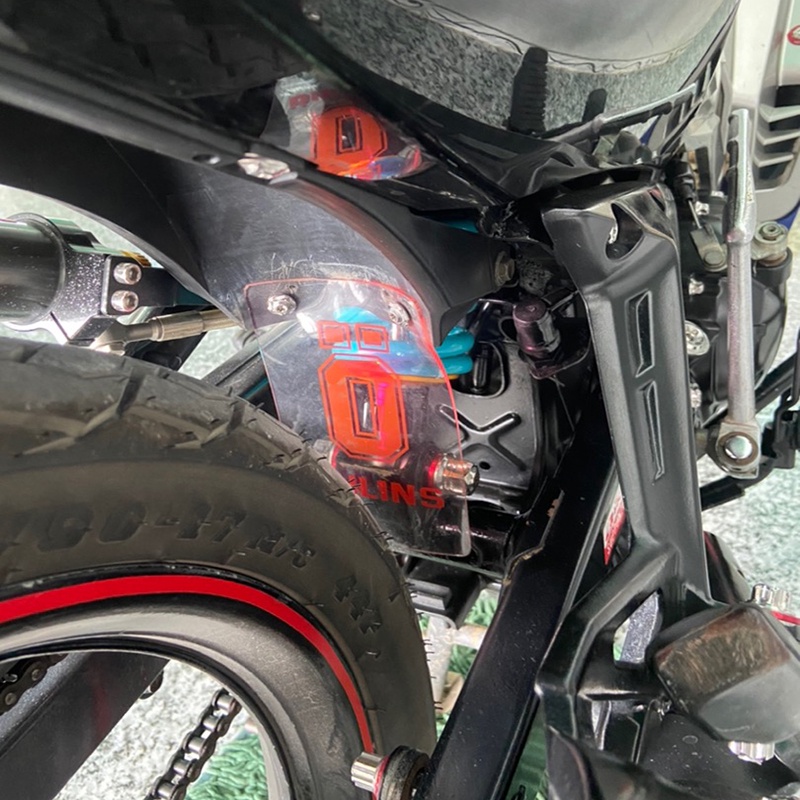 Mica Che Phuộc Dẻo Trong Suốt 2li 0HLINS gắn Exciter Winner Sonic Satria Raider FX chống bể