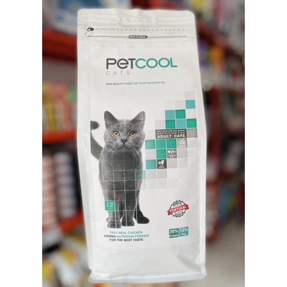 PET COOL 3Kg - Thức ăn hạt cho mèo mọi lứa tuổi cao cấp từ Thổ Nhĩ Kỳ