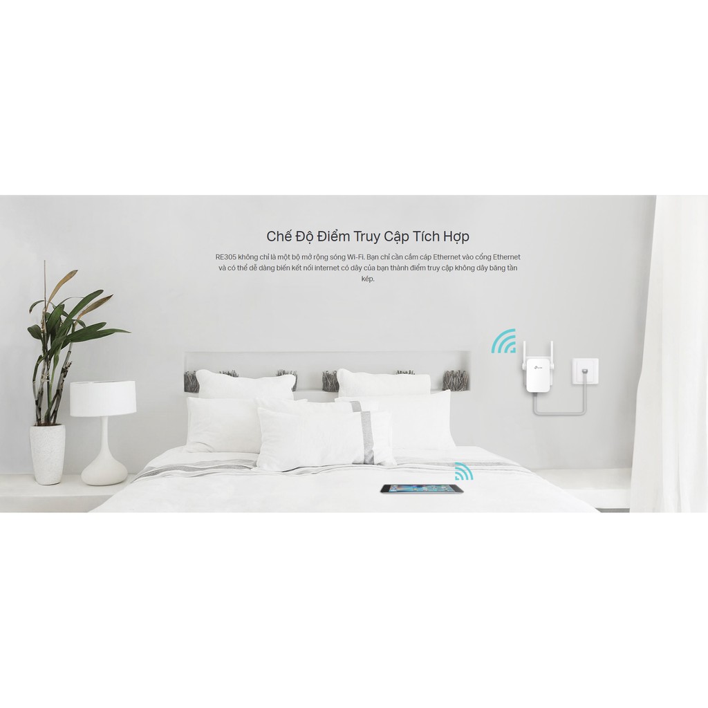 TPLink RE205 Bộ kích sóng Wifi băng tần kép AC750