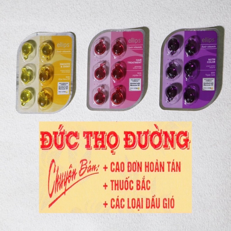 Tinh chất dưỡng tóc Ellips Hair Vitamin
