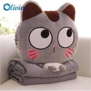 Set gối mền 2in1 hình thú.