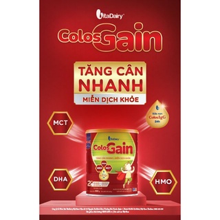 [Có mã QR tích điểm] Sữa bột Colos Gain 800gr (1-10 tuổi)  (Date mới)