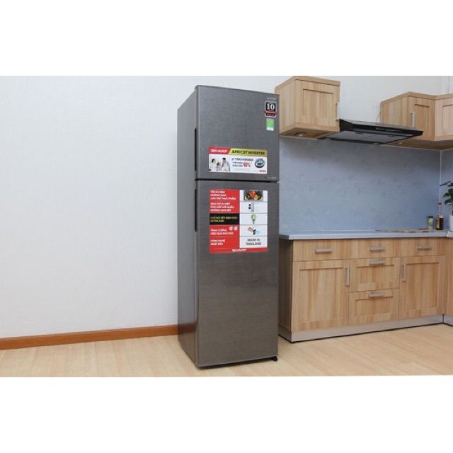Tủ lạnh 241 lít Sharp Inverter SJ-X251E-SL màu bạc
