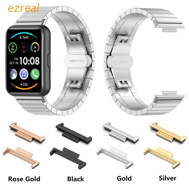 Dây Đồng Hồ Kim Loại Kết Nối Thay Thế Cho Huawei Watch Fit 2