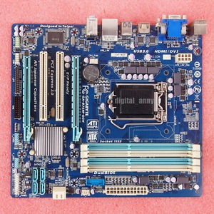 Mainboard B75 Gigabyte 4 khe ram, sata3, usb 3.0 GA-B75M socket1155 (không chặn) | WebRaoVat - webraovat.net.vn