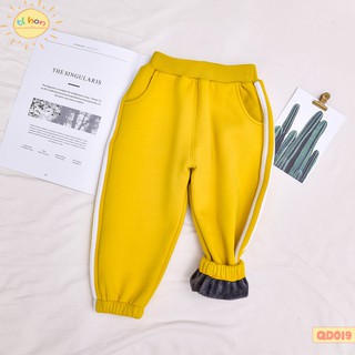 Quần thể thao lót lông cho bé