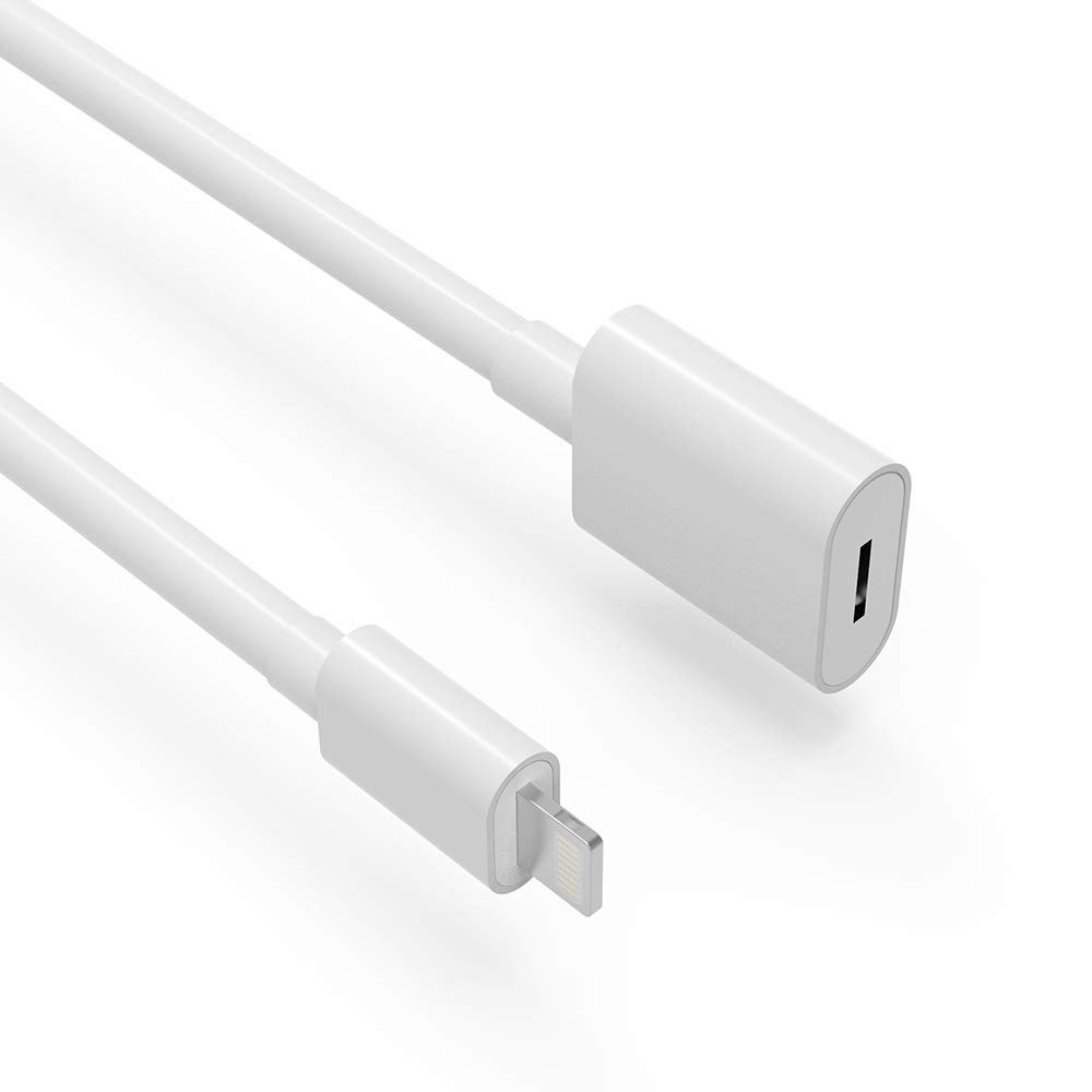 PVC 30cm 1m 2m Lightning 8 pin Male to Female Extension Data Cable Extender Cord For apple iPhone X 8 7