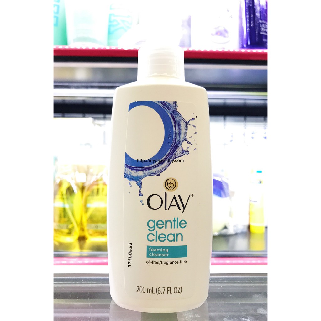 Sữa rửa mặt tạo bọt Olay Gentle Clean Foaming Cleanser 200 ml - 6.7 fl oz