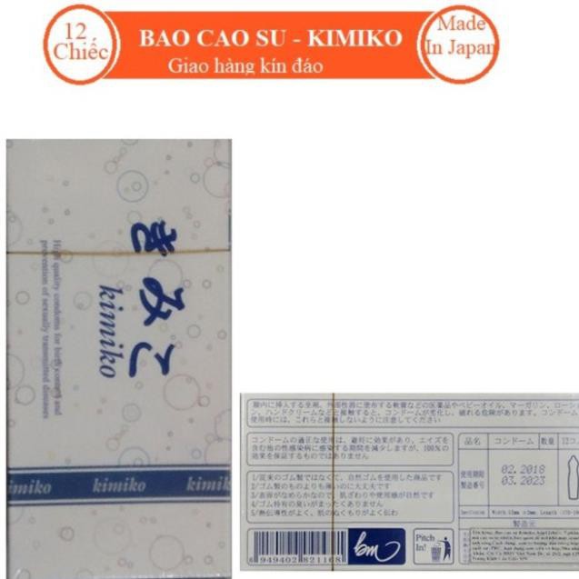 Bao cao su Siêu mỏng Gai hộp 12c Nhật Bản Kimiko
