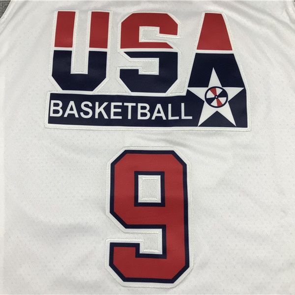 Áo Bóng Rổ Thể Thao Không Tay Chất Lượng Áo Ba Lỗ Thêu Họa Tiết Jersey 9 Màu Trắng Thời Trang Cao Cấp