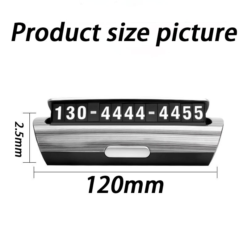 Benz Kia Toyota tạm thời bãi đậu xe số xe ô tô số điện thoại di động thiết bị giữ lại bãi đậu xe số xe hàng hóa cho tất cả các loại xe