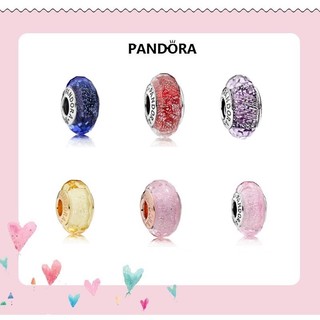 Mặt dây chuyền hạt thủy tinh xanh bạc 925