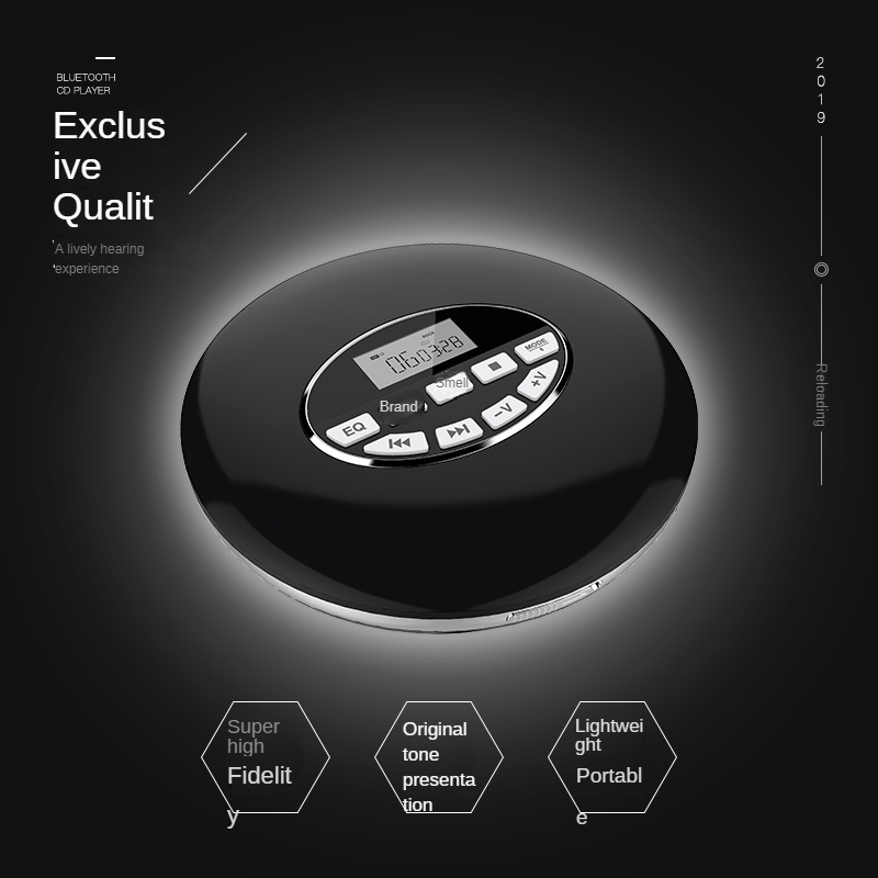 Máy Nghe Nhạc CD Âm Thanh HiFi Hỗ Trợ Thẻ Nhớ TF