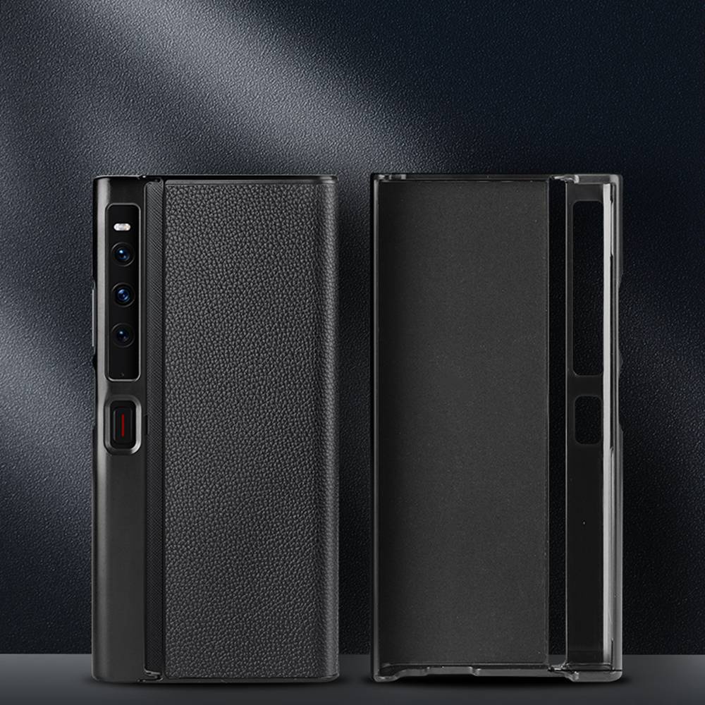 Bao Da Thật Nắp Gập Chống Rơi Sang Trọng Cho Huawei Mate XS 2