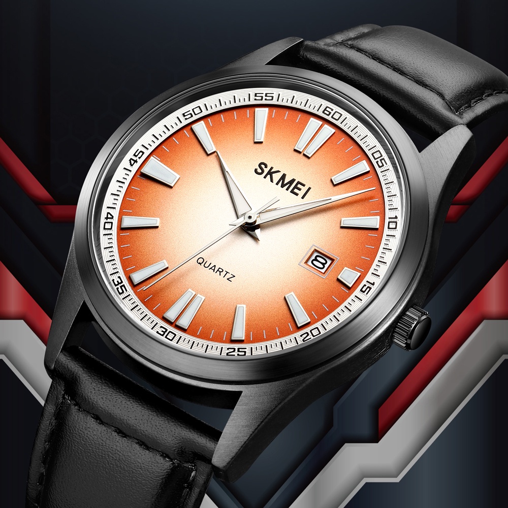 Đồng Hồ Thể Thao SKMEI 2023 Chống Nước Với Dây Đeo Da Dạ Quang Cho Nam