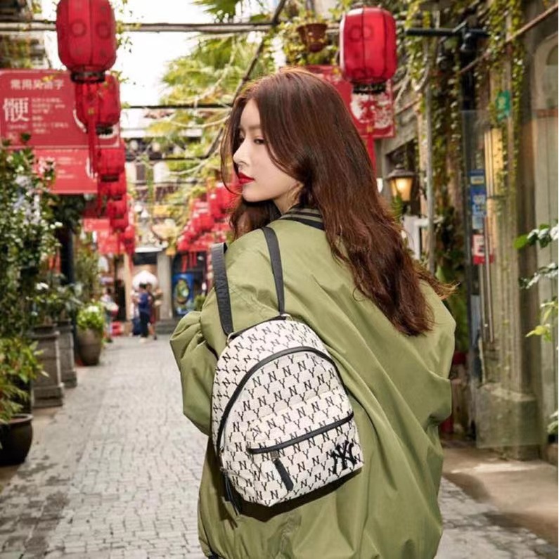 Balo M.L.B Hàn Quốc NY cao cấp Monogram Backpack siêu dễ thương